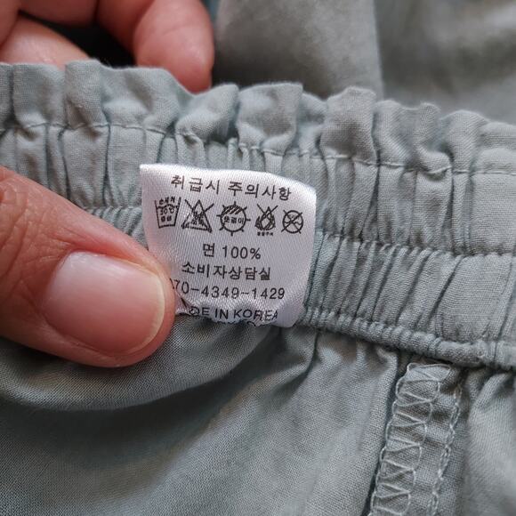 Eline Eyelet Light Chambray Maxi Ruffle Skirt - Picture 8 of 8